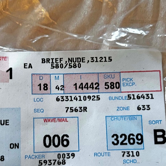 4 BRIEFS, NYLON SPANDEX, BEIGE, SIZE 4X, VANITY FAIR, IN ORIGINAL BAG, TAGS ON, - Picture 8 of 8